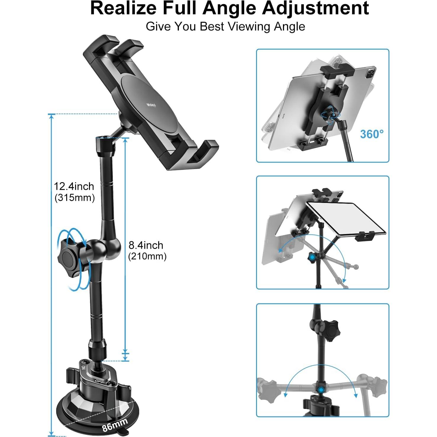 Soporte de Tableta Woleyi para Camiones - Alta Resistencia 4.7-13"