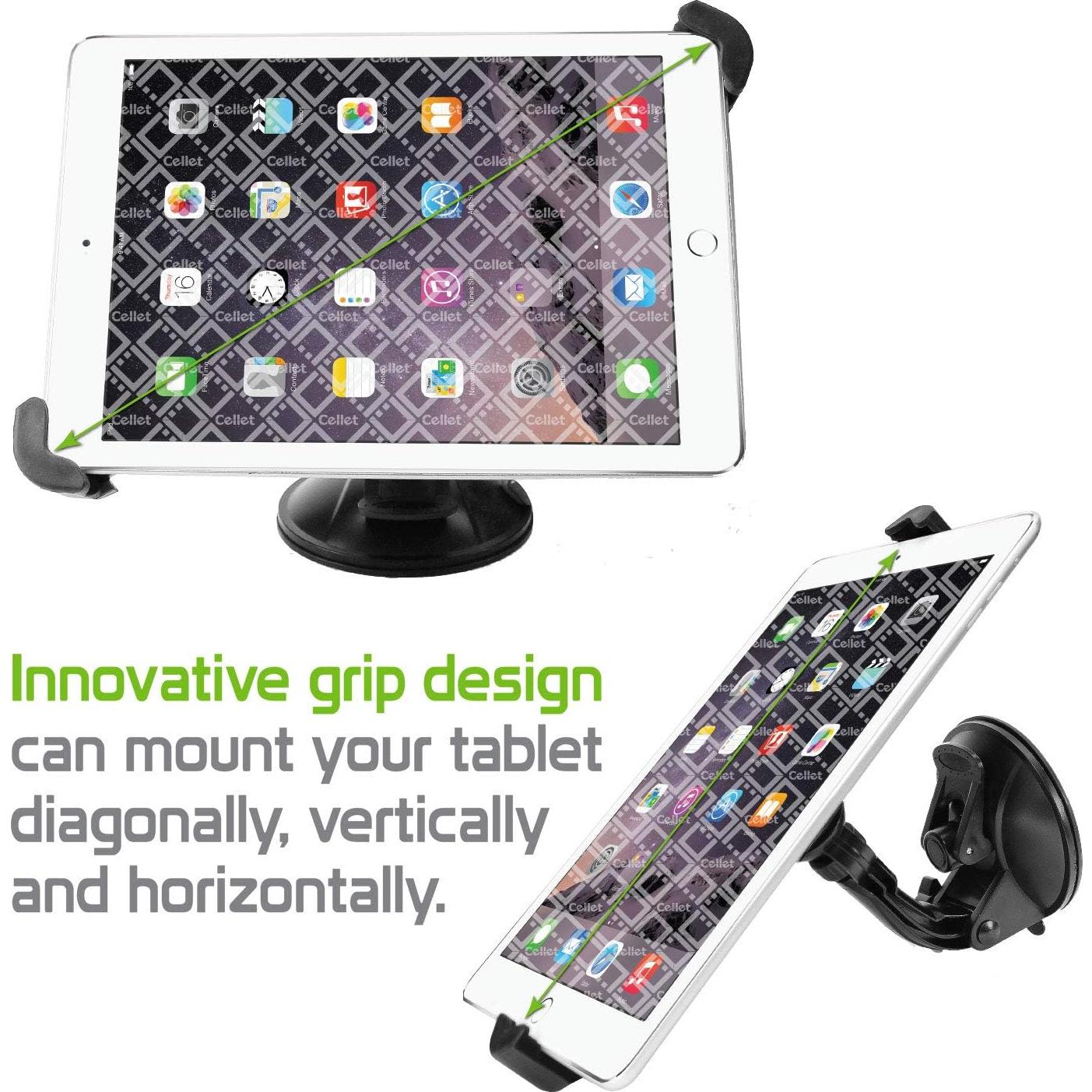 Soporte de Montaje para Tablet Cellet con Ventosa Extra Grande