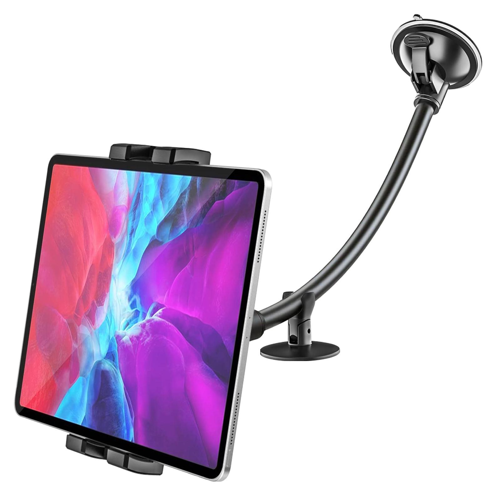 Soporte para Tablet en Parabrisas Woleyi, Brazo Largo 30 cm