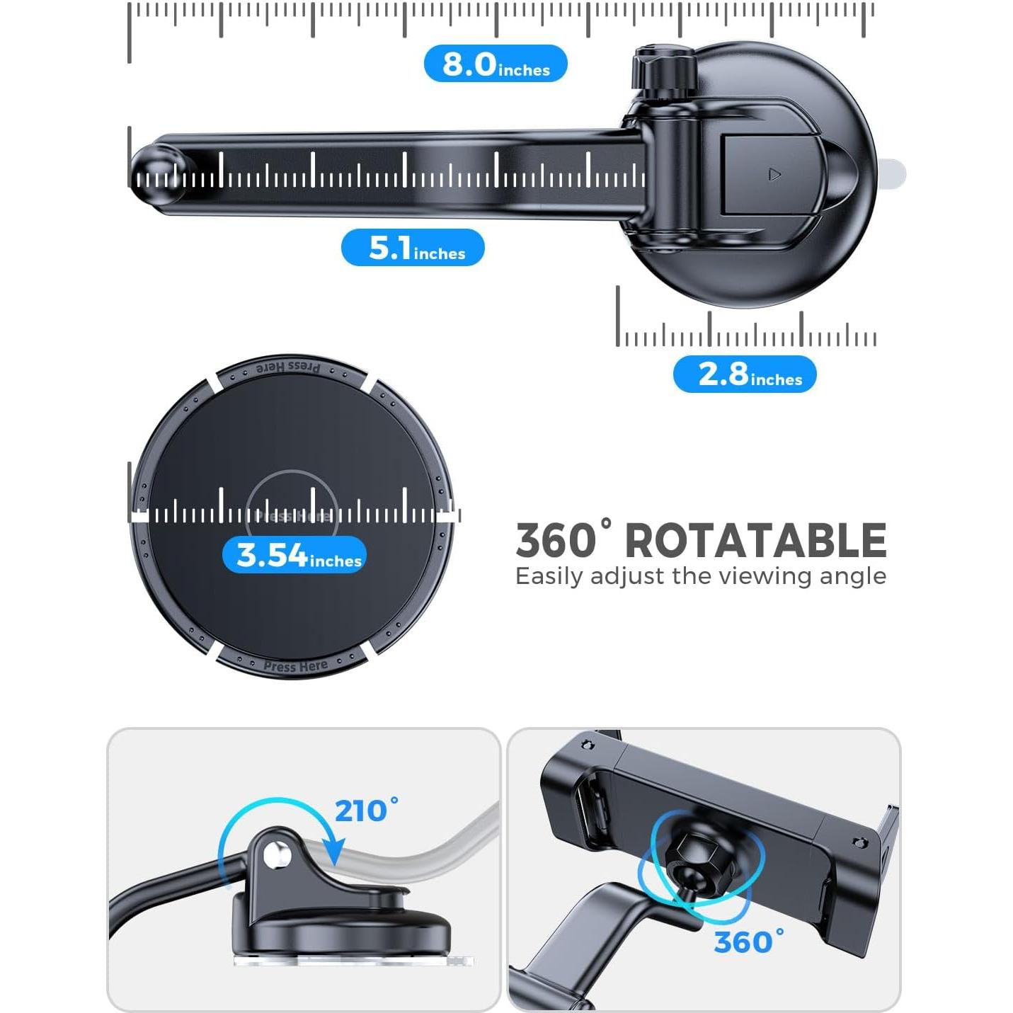 Soporte para Tableta eSamcore para Coche 6"-11" Ajustable