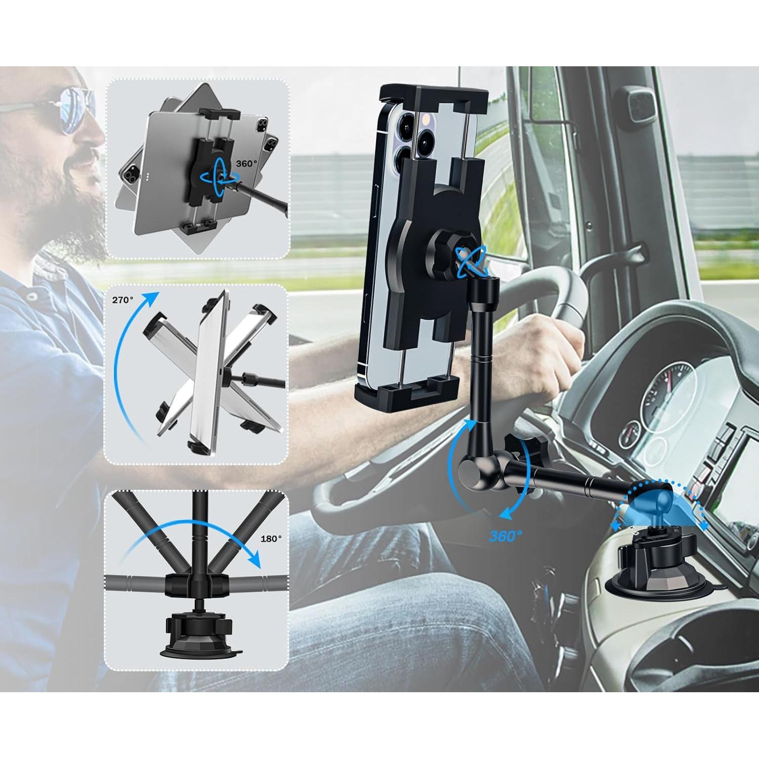 Soporte de Tableta YOOZ para Vehículo con Ventosa 360°