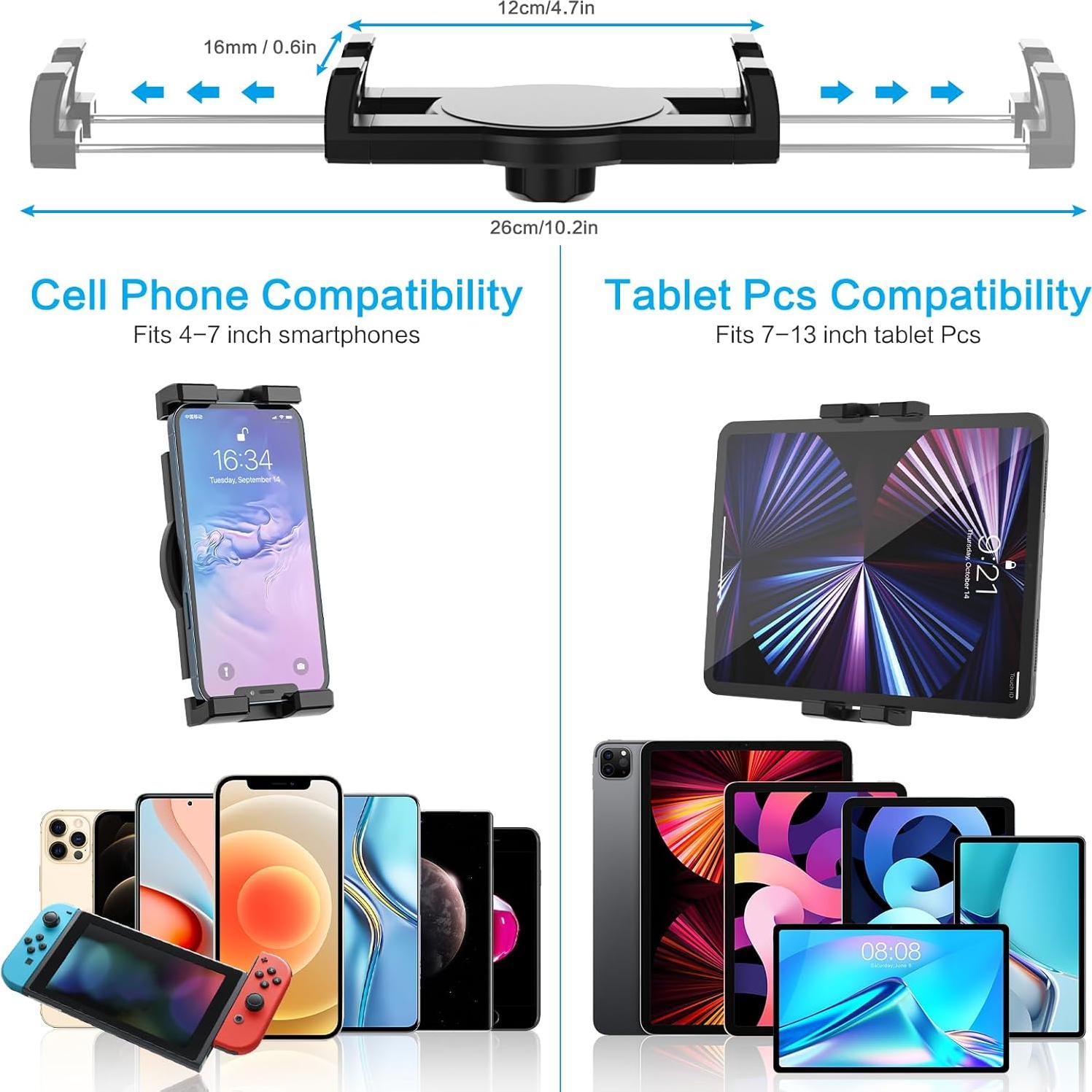 Soporte de Tableta YOOZ para Vehículo con Ventosa 360°