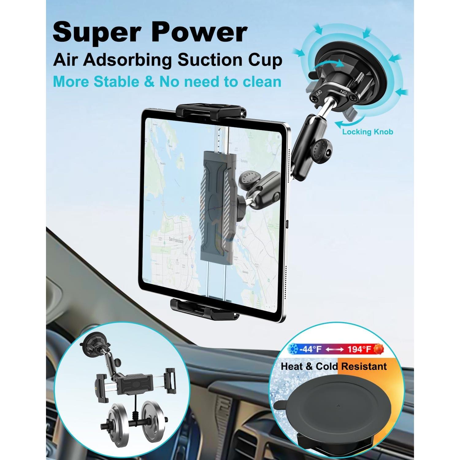 Soporte de Tablet para Coche Dosvsi con Ventosa Ultra Estable