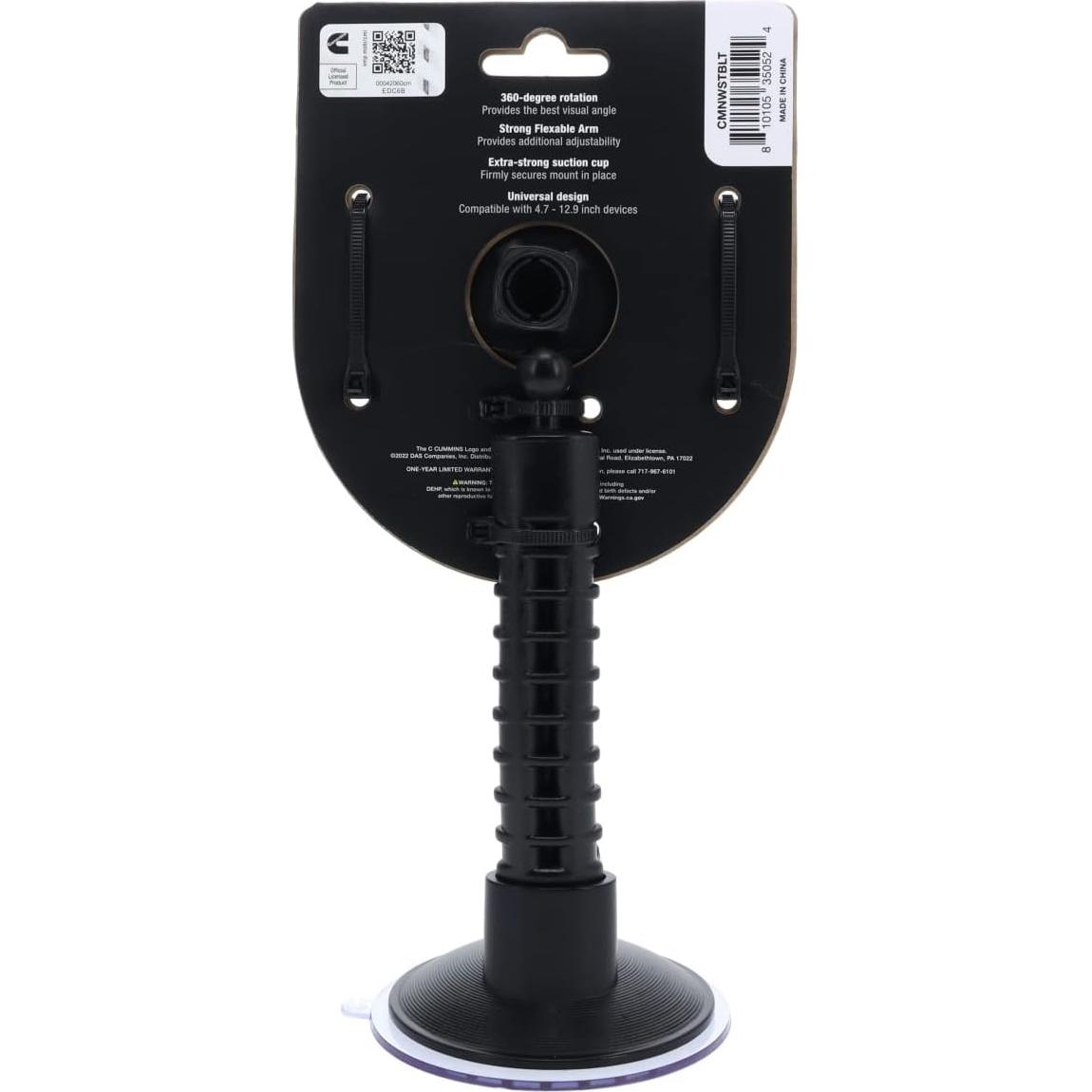 Soporte para Tableta de Parabrisas Cummins CMNWSTBLT - Negro