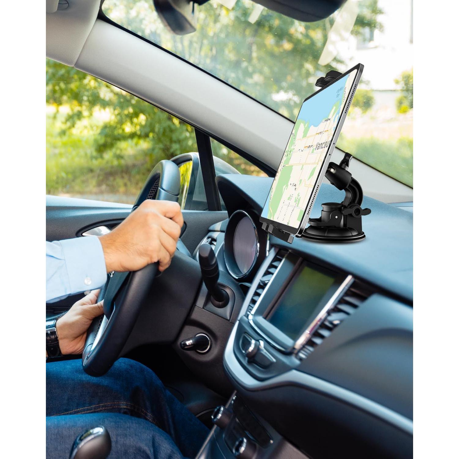 Soporte de Tableta para Coche Woleyi con Ventosa Ajustable 12-33 cm