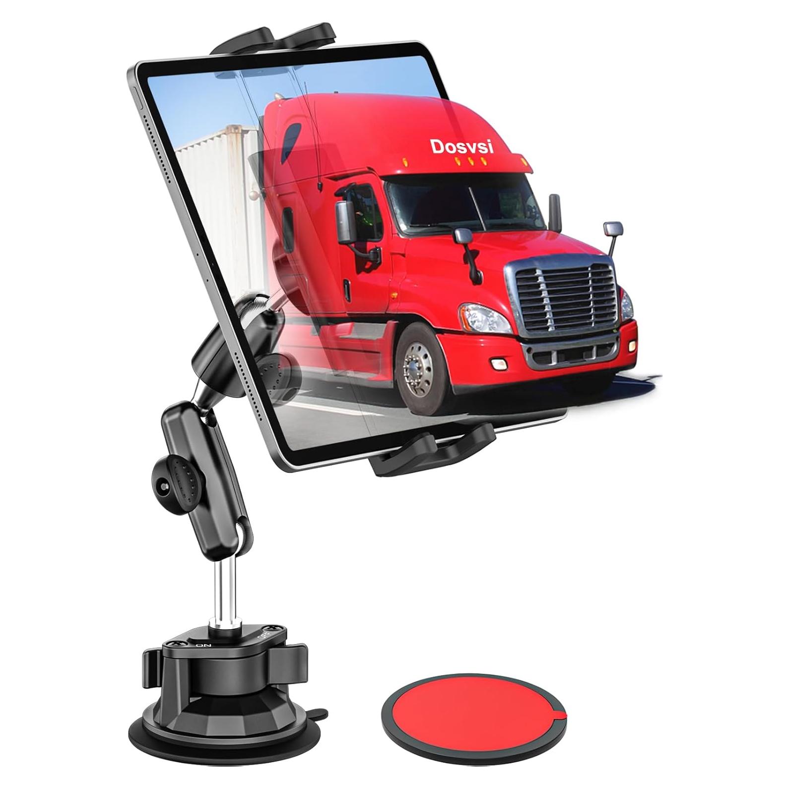 Soporte para Tableta de Coche Dosvsi con Ventosa Fuerte 4-13"