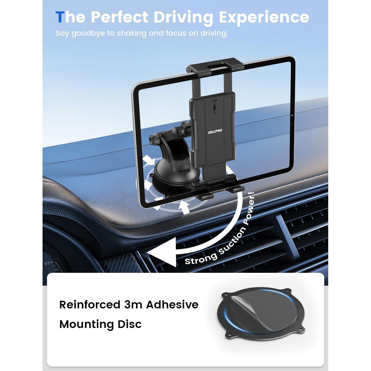 Soporte para Tableta OHLPRO con Ventosa para Coche 5-13"