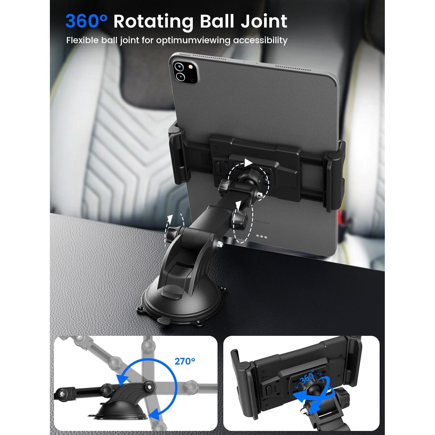 Soporte para Tableta OHLPRO con Ventosa para Coche 5-13"