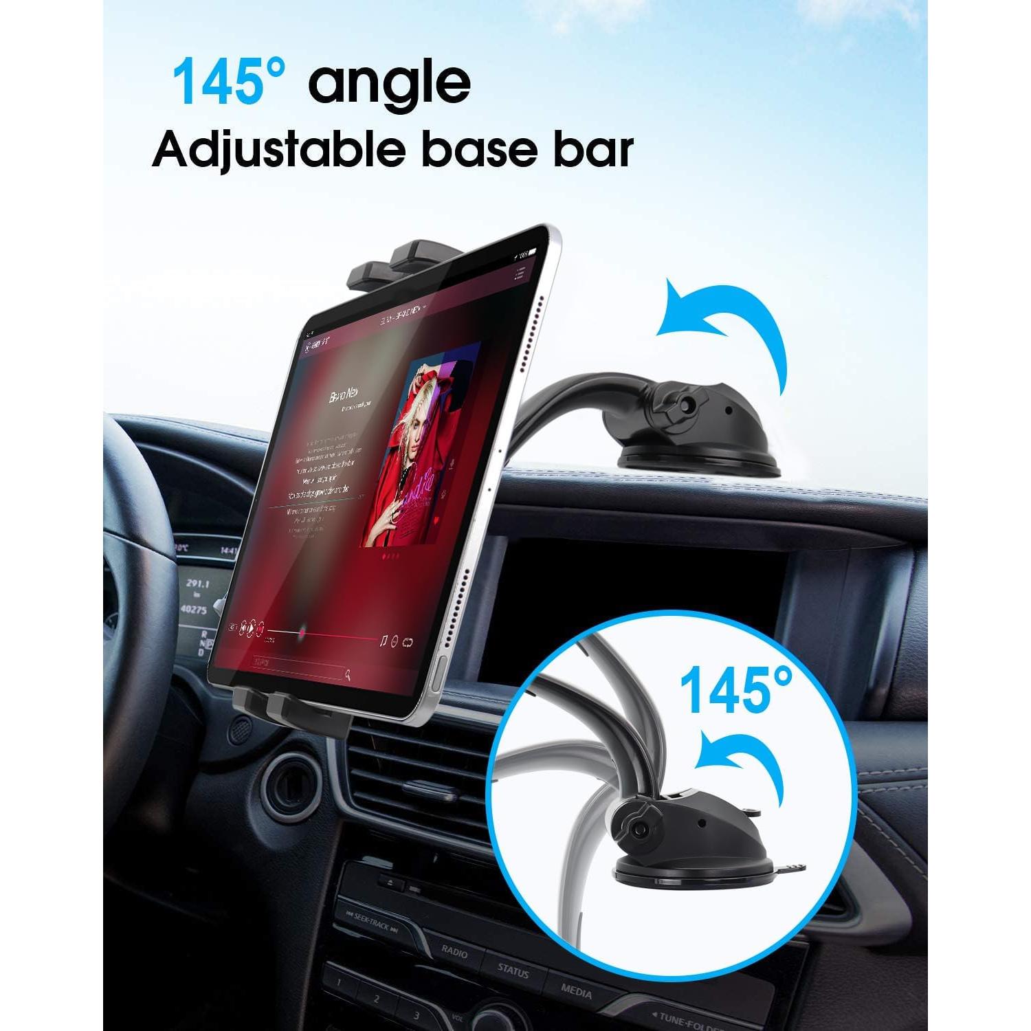 Soporte para Tablet YOOZ 2-en-1 Ajustable para Coche 10-33 cm