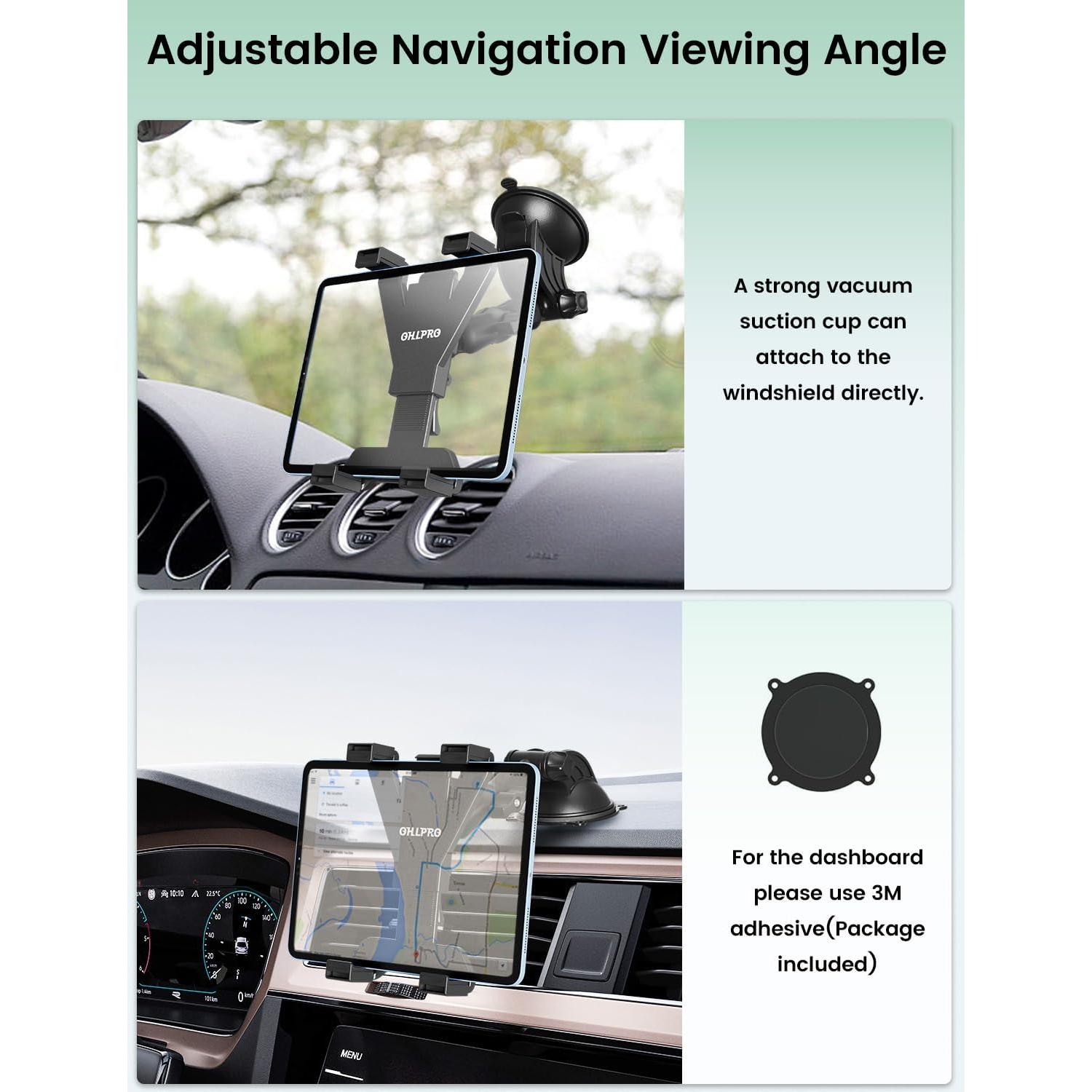 Soporte para Tableta OHLPRO para Coche, Montaje en Tablero 7-11"