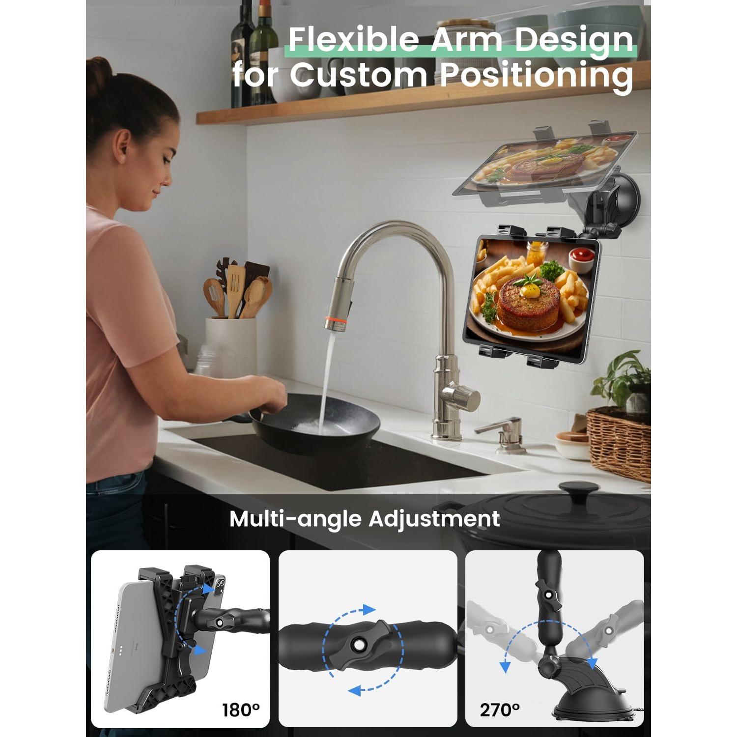 Soporte para Tableta OHLPRO para Coche, Montaje en Tablero 7-11"