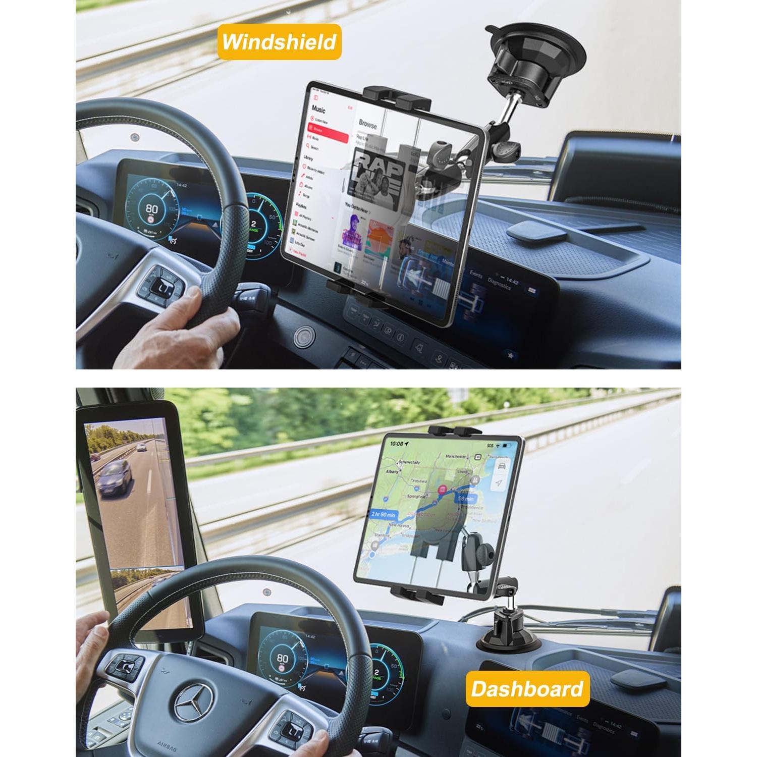 Soporte de Tablet para Coche YOOZ con Ventosa Fuerte 4-12.9"