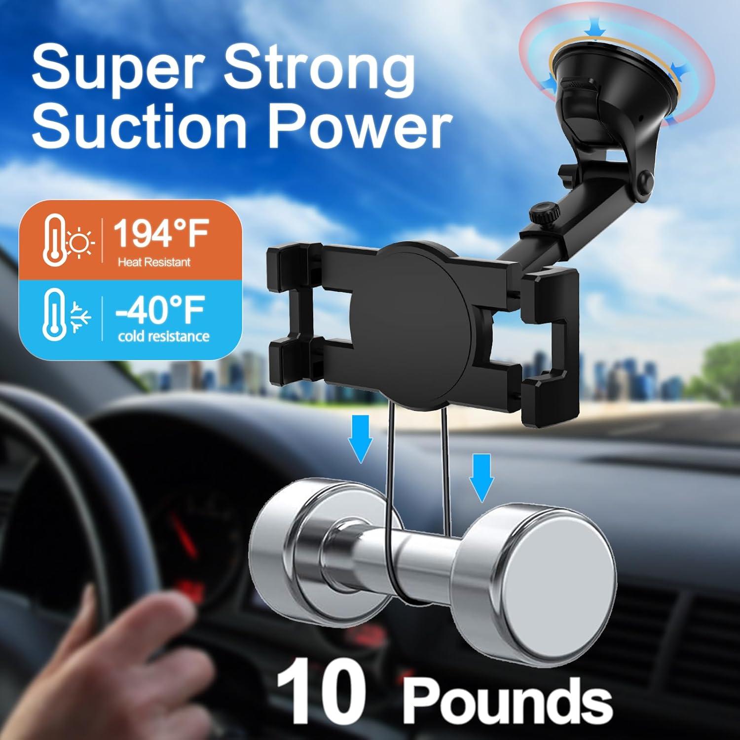 Soporte de Tablet para Coche YOOZ con Ventosa Ajustable 4-13"