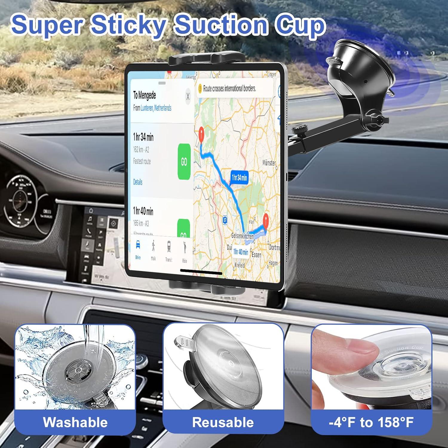 Soporte para Tablet Kolasels 3 en 1 para Coche - Compatible con iPad y Smartphones