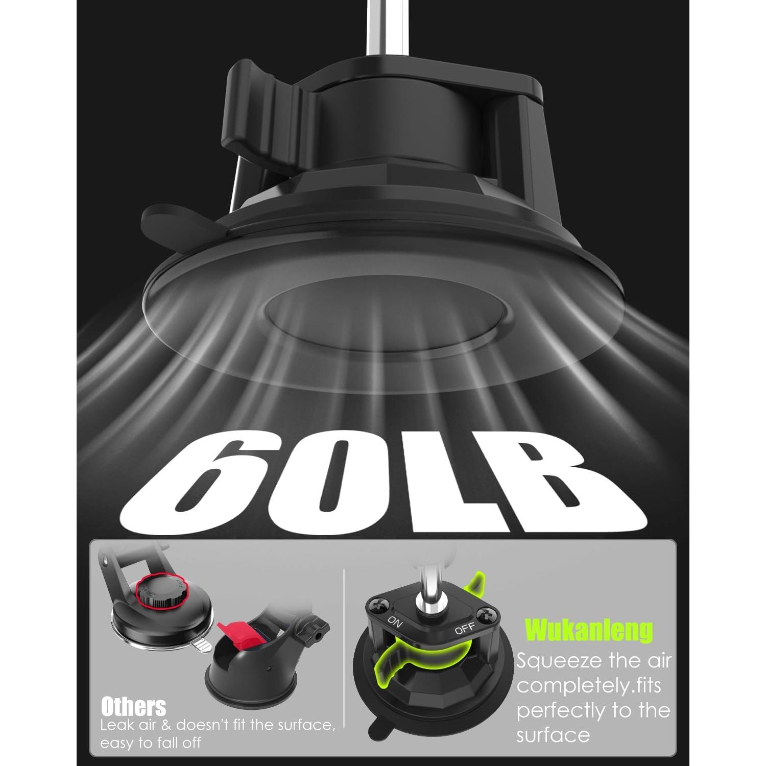 Soporte de Tableta para Coche Wukanleng con Ventosa 8.5 cm