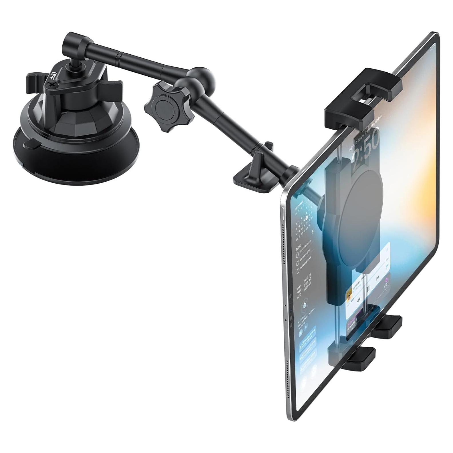 Soporte de Ventosa para Tabletas y Teléfonos Phichy 4.7-13"