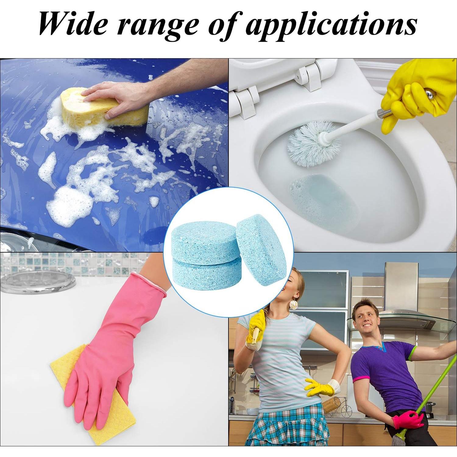 Tabletas Limpiaparabrisas Blulu 60 Pcs 240.4 Litros