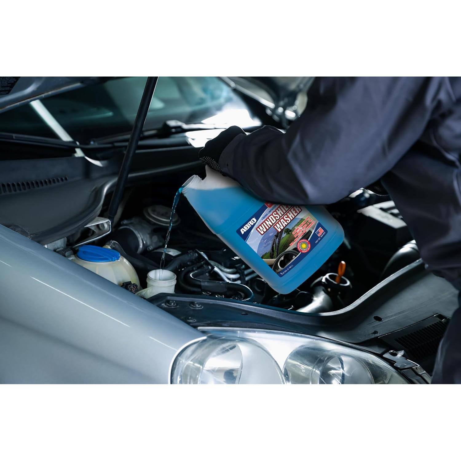 Líquido Limpiaparabrisas ABRO 3.78L Listo para Usar 2-en-1