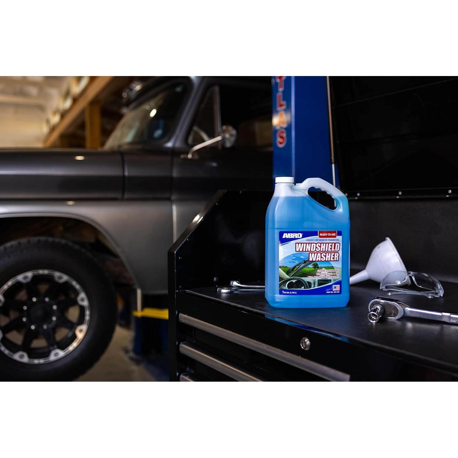 Líquido Limpiaparabrisas ABRO 3.78L Listo para Usar 2-en-1
