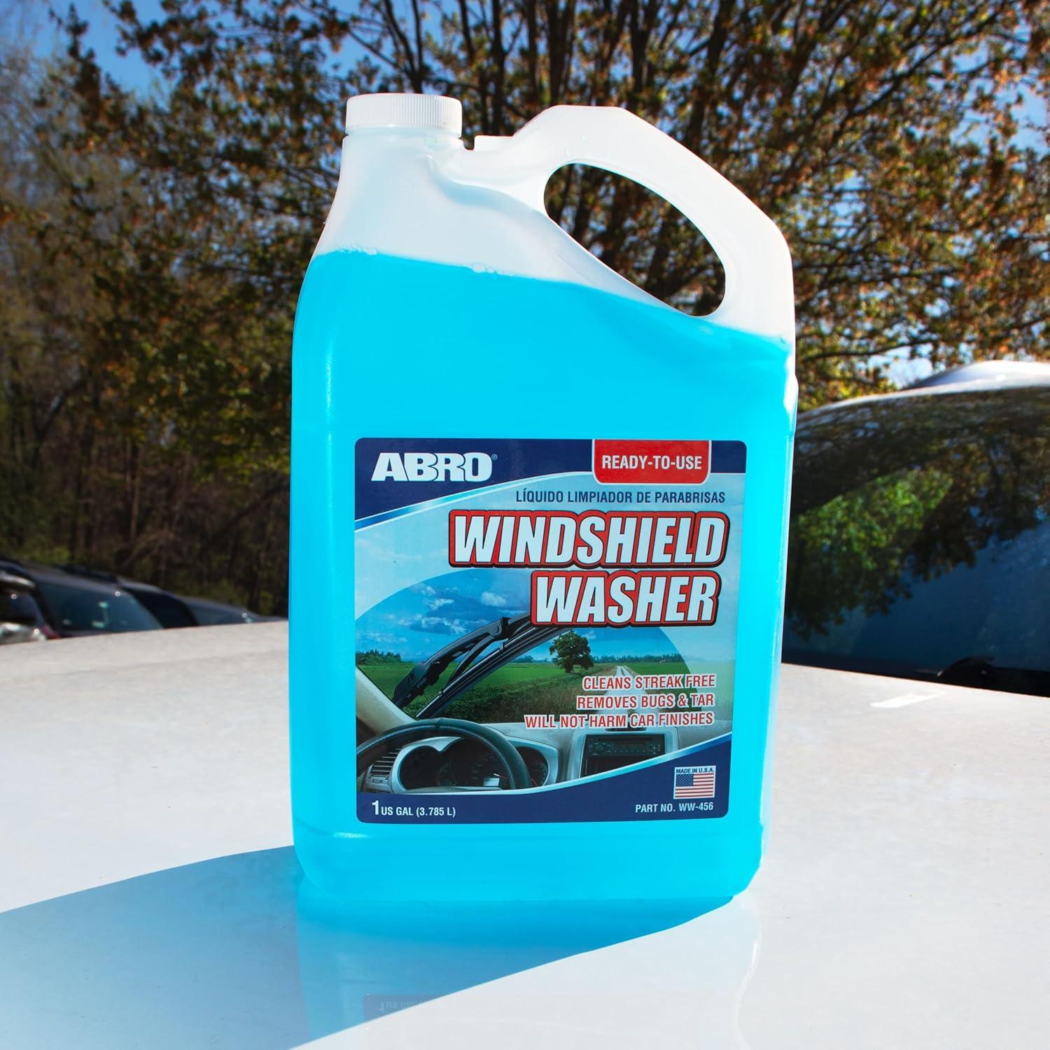 Líquido Limpiaparabrisas ABRO 3.78L Listo para Usar 2-en-1