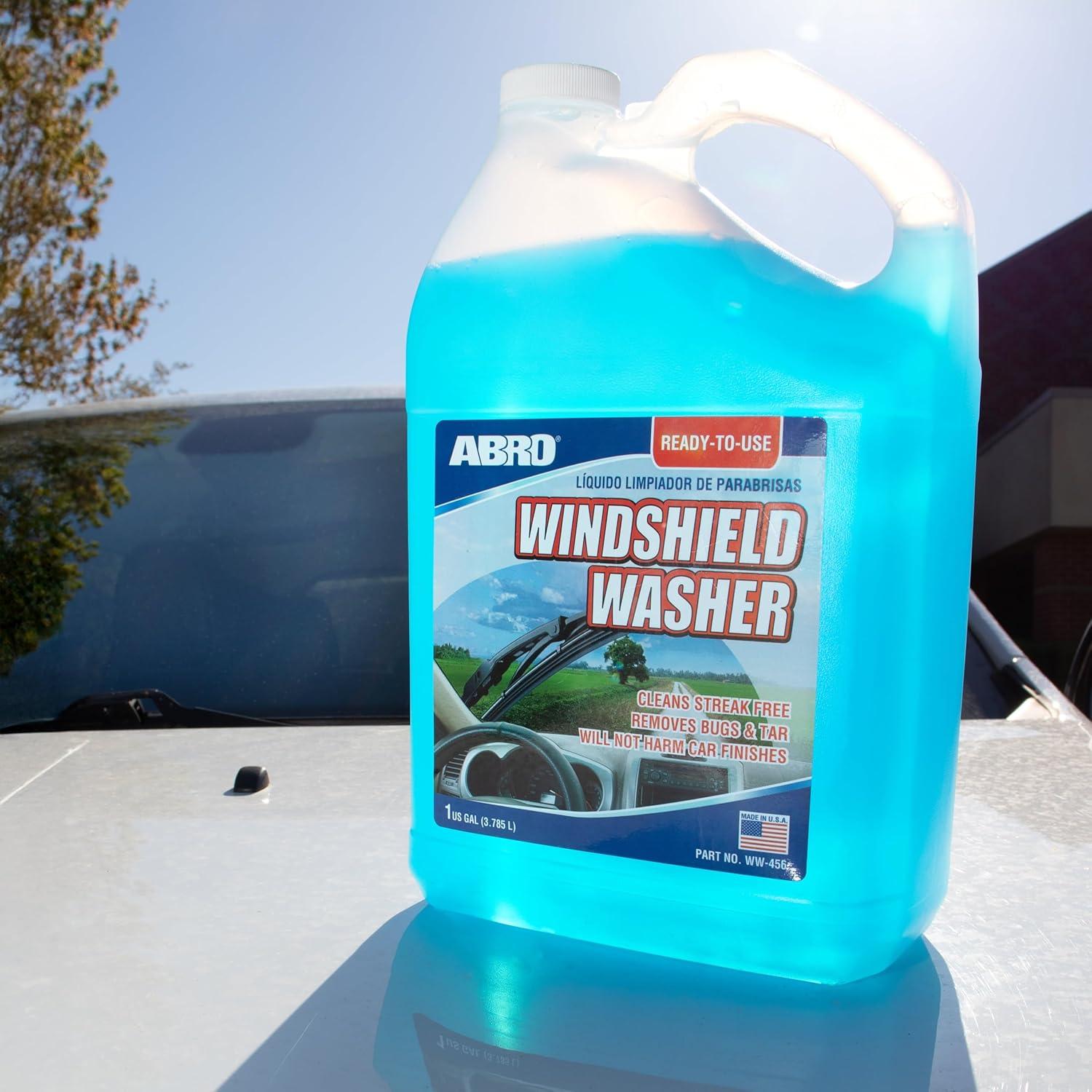 Líquido Limpiaparabrisas ABRO 3.78L Listo para Usar 2-en-1