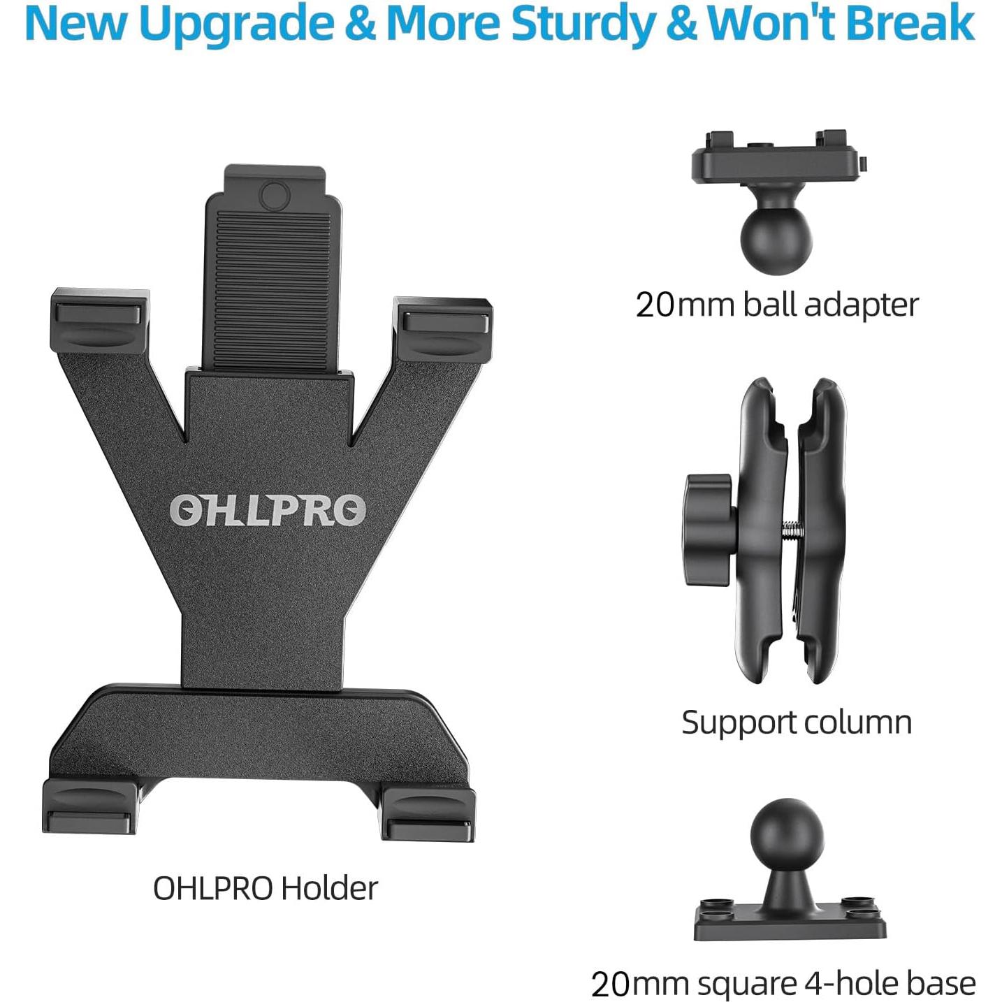 Soporte para Tablet OHLPRO Montaje de Taladro 7-13" Ajustable