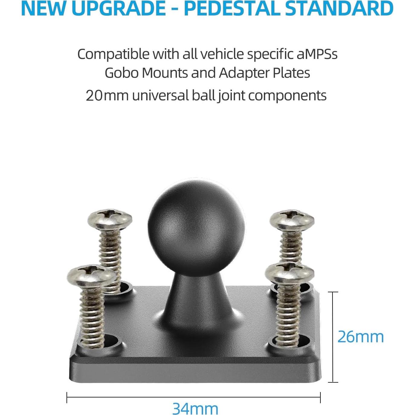 Soporte para Tablet OHLPRO Montaje de Taladro 7-13" Ajustable