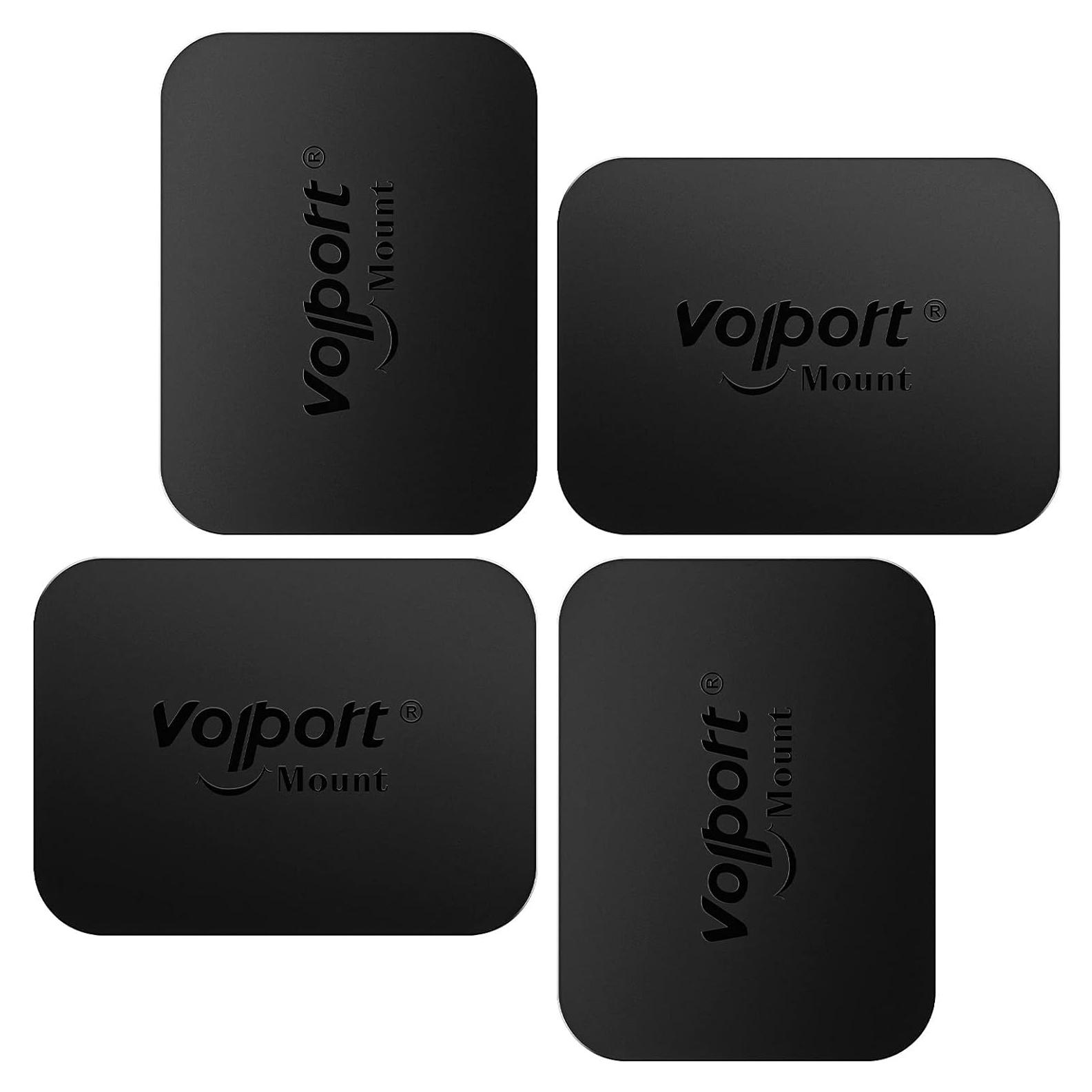 Placas Metálicas Adhesivas VOLPORT para Soporte de Teléfono