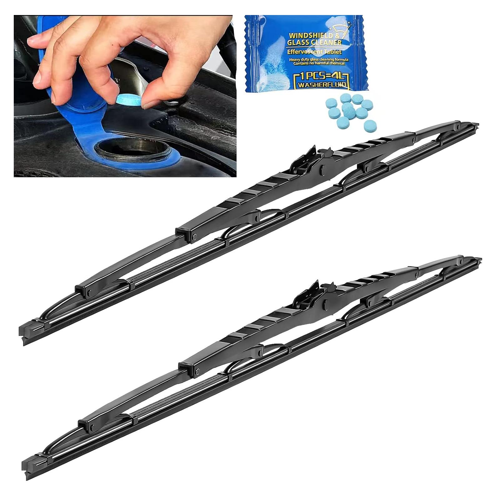 Limpiaparabrisas HOOJUKE 81 cm para RV con ganchos en J y tabletas