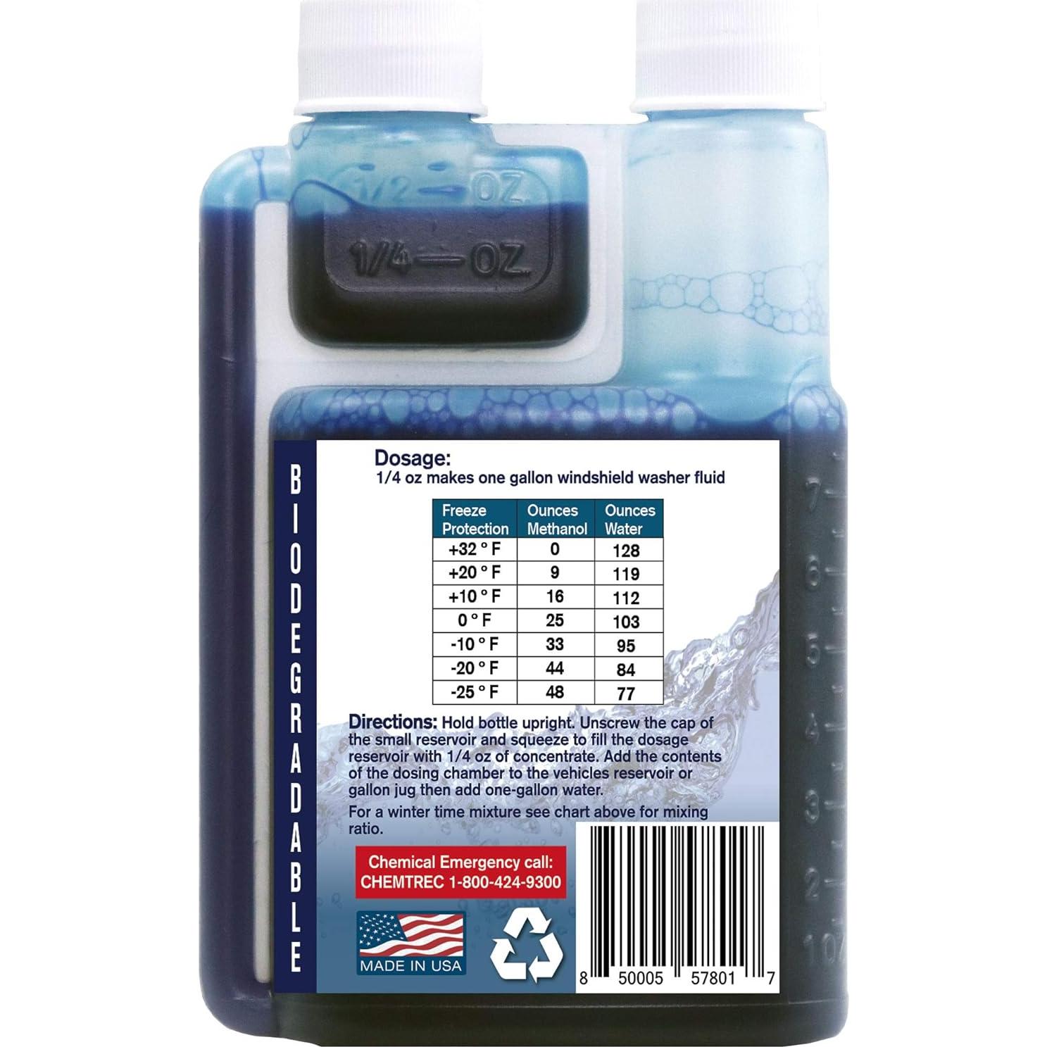 Líquido Limpiaparabrisas Concentrado Qwix Mix 8 oz Ecológico