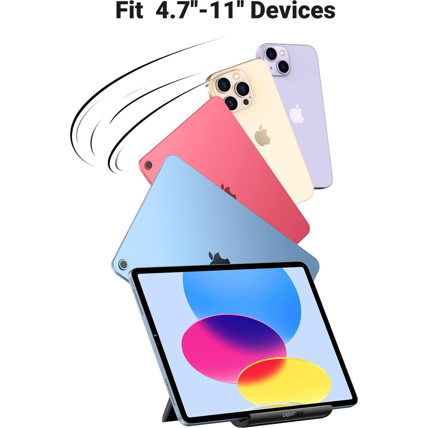 Soporte para Tableta UGREEN Ajustable 2 Piezas Negro