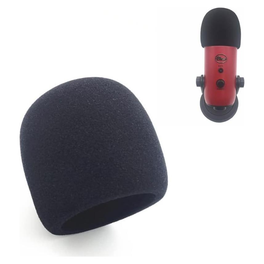Cubierta de viento y filtro pop para micrófono Blue Yeti