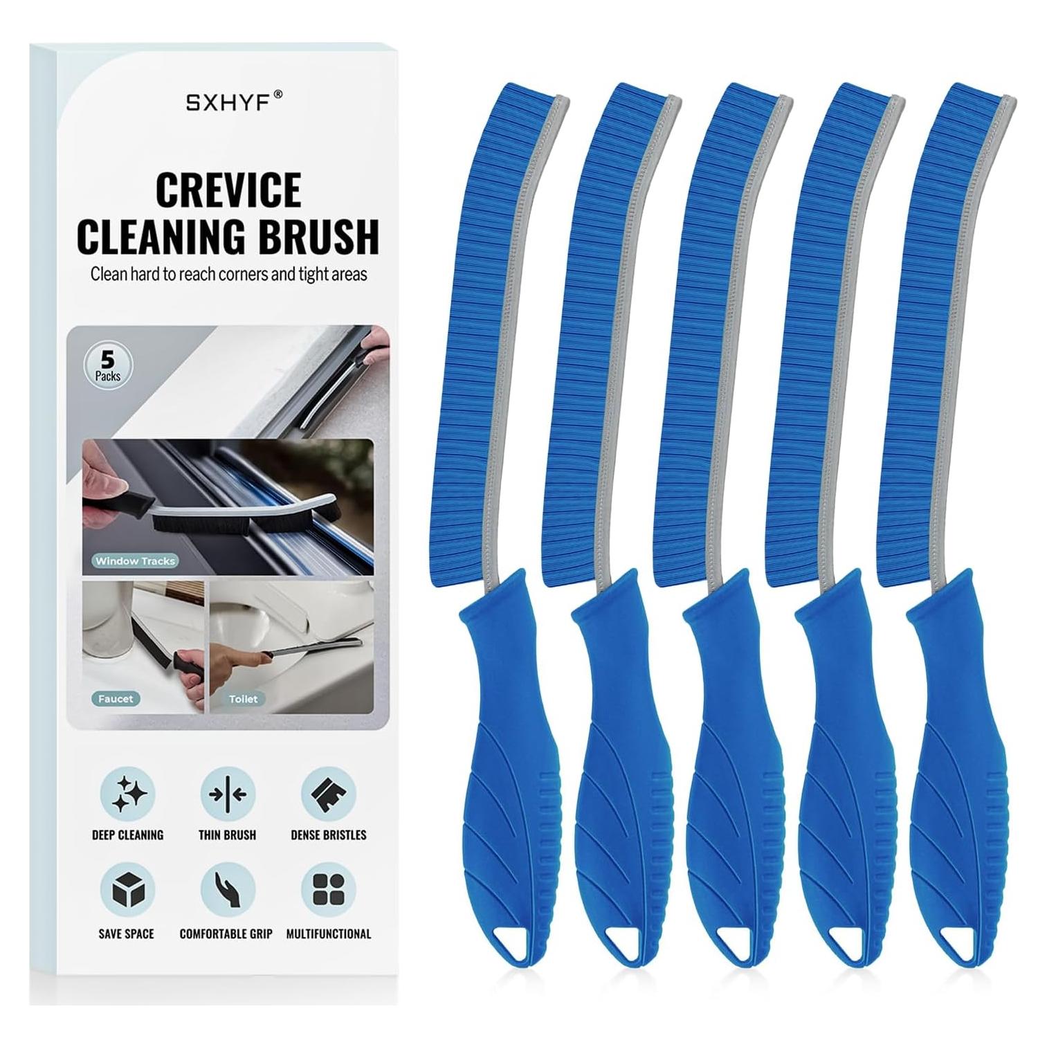 Cepillo de limpieza SXhyf - 5 unidades para rincones y baño