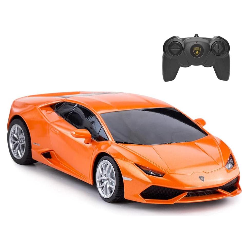 RASTAR Remote Control Car | 1:24 RC Lamborghini HURACÁN LP610-4 Toy Car Model Vehicle, Orange