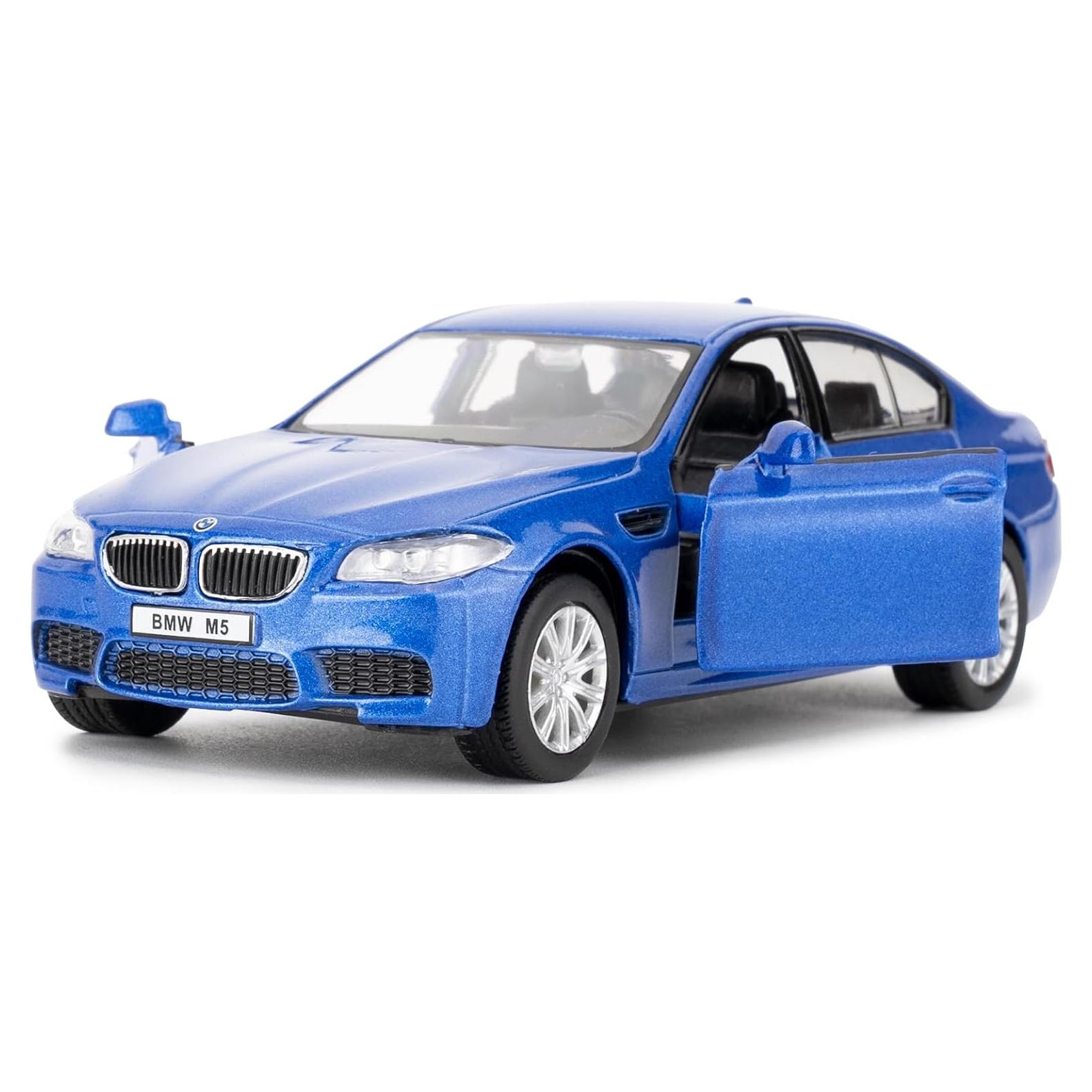 Coche Diecast BMW M5 1/36 RMZ City Azul con Retroceso