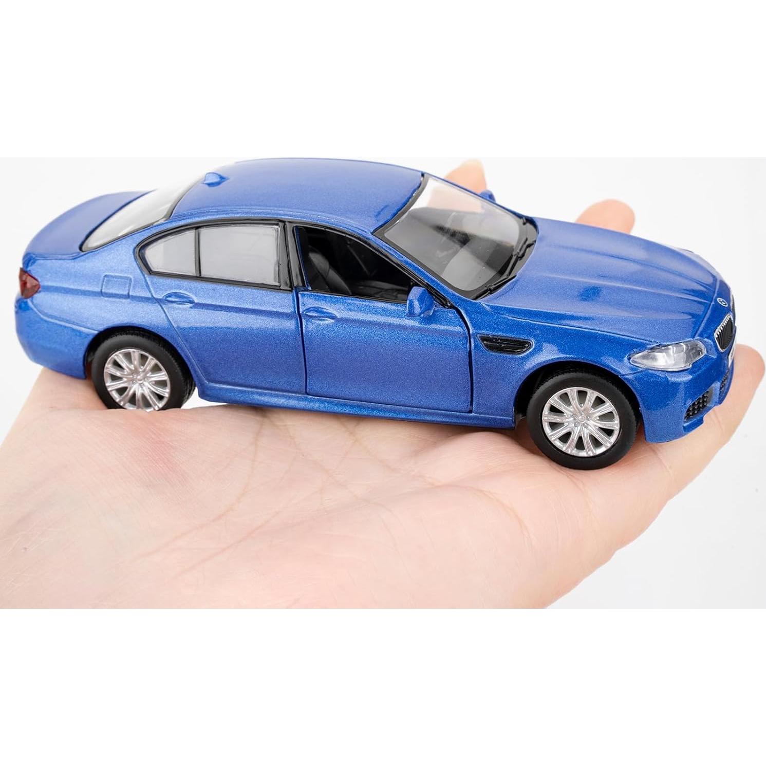 Coche Diecast 1/36 BMW M5 RMZ City Azul con Retroceso