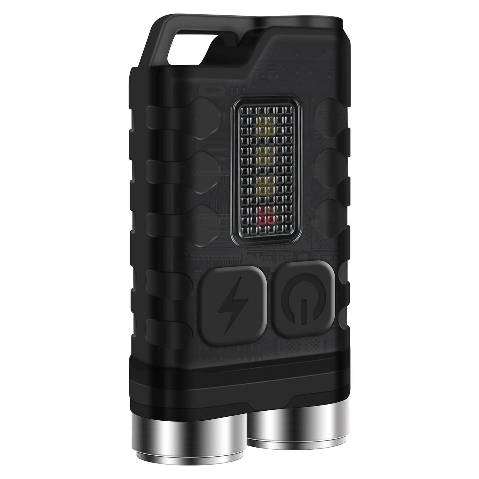 Linterna EDC BORUIT V3 Recargable Mini LED 10 Modos IP65