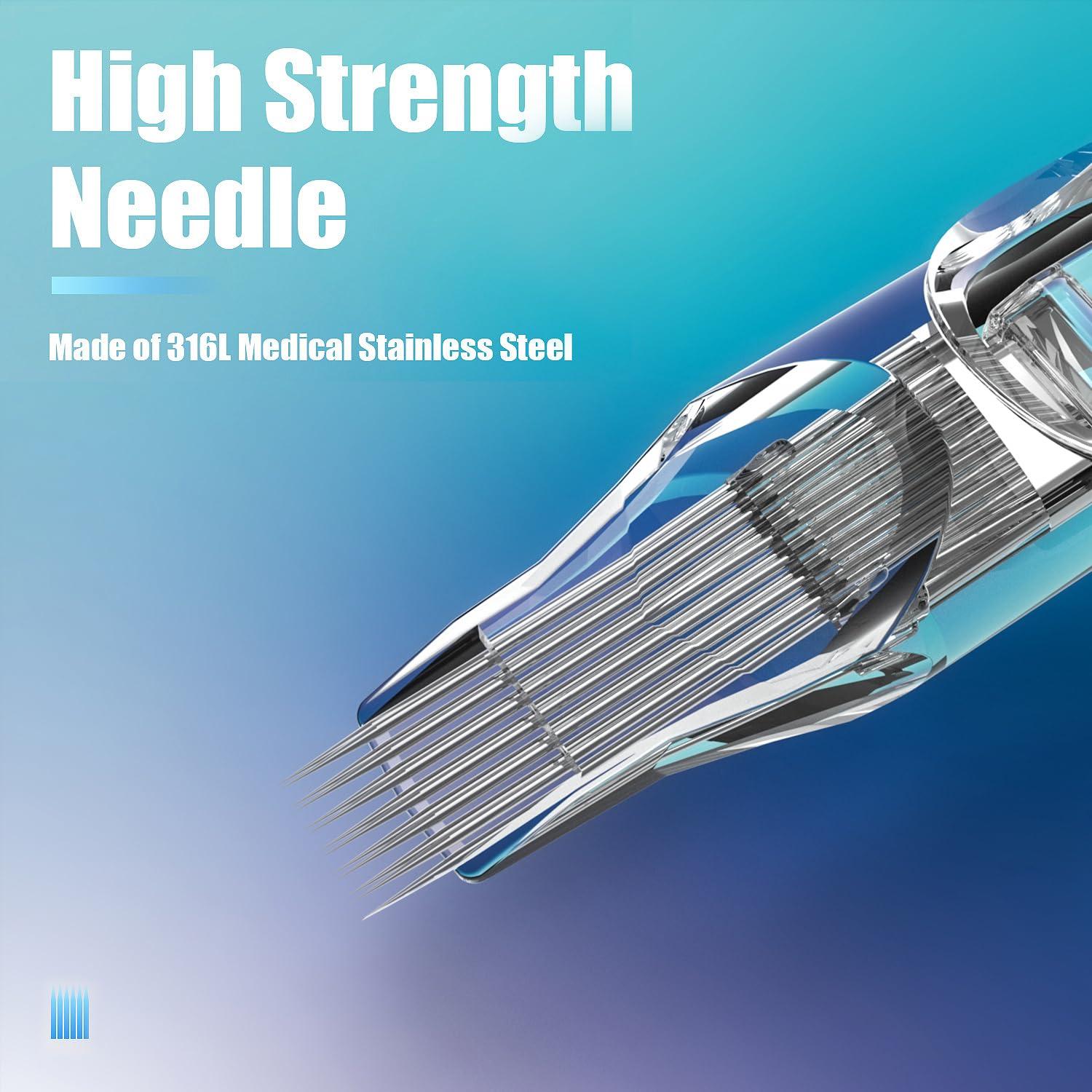 Cartuchos de Agujas de Tatuaje YILONG - 20 Pcs Mixtos 3RL 5RL 7RM 9RM