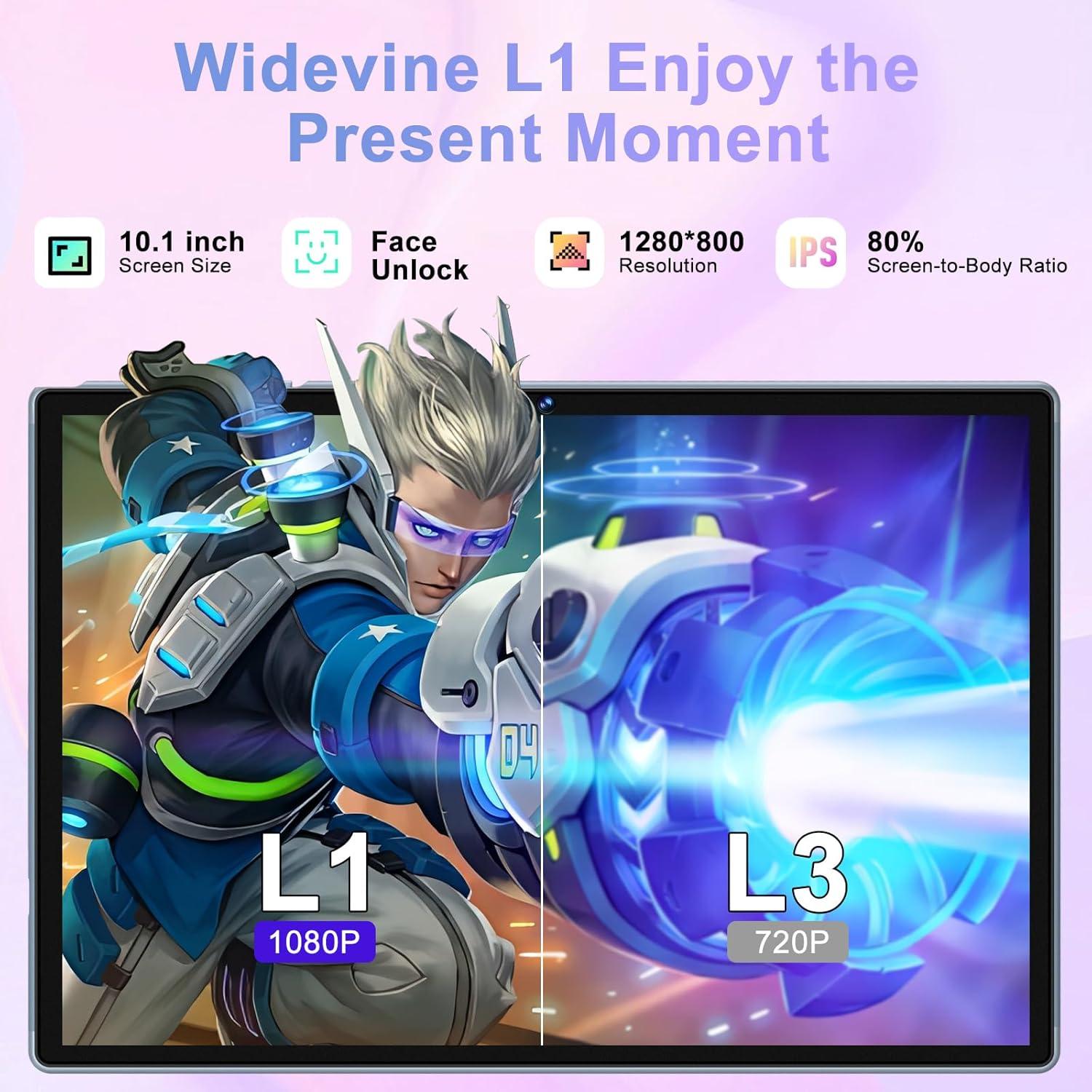 Tablet DEERTiME E6 Android 14 10.1" 22GB RAM 128GB ROM