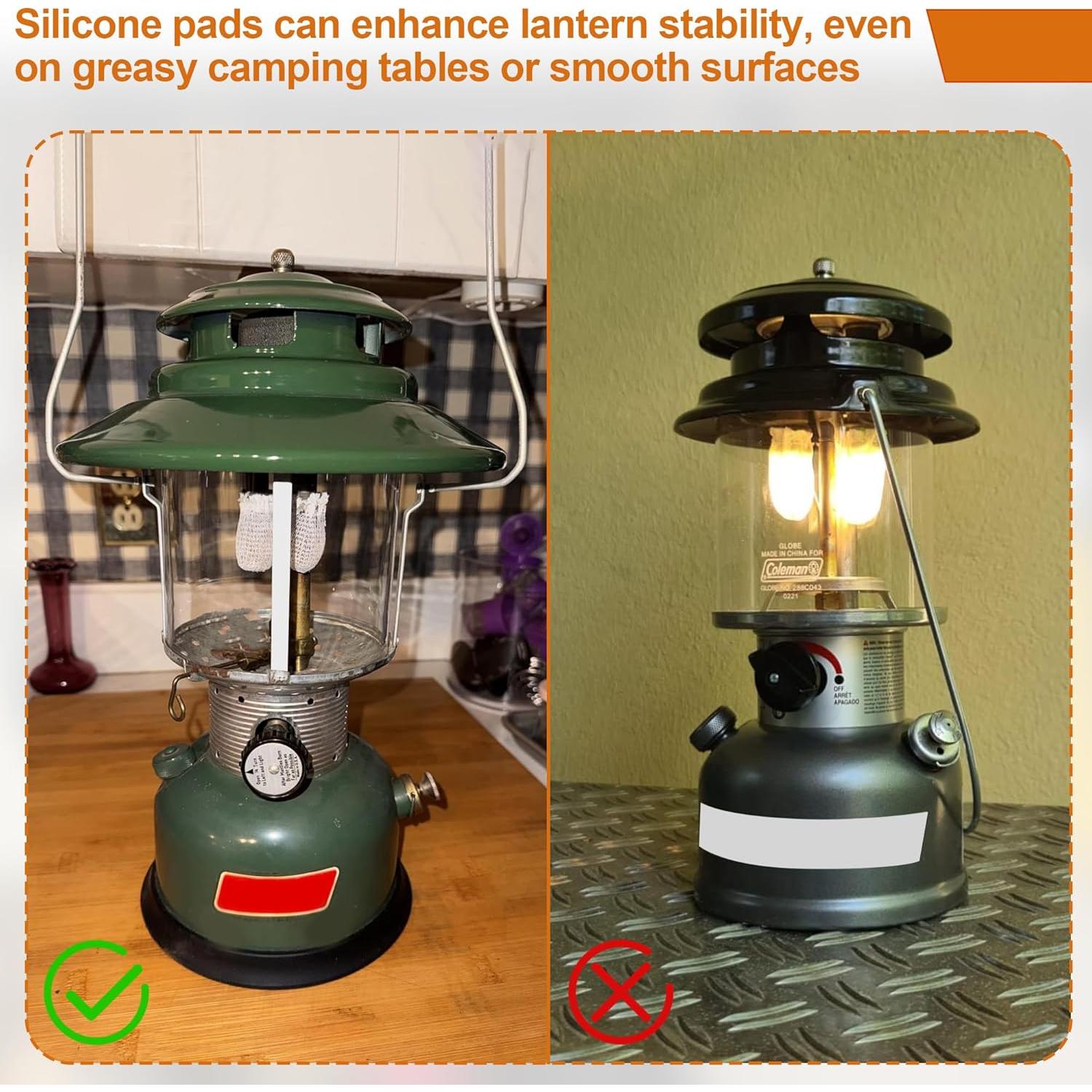 Protector de Junta de Base de Tanque de Silicona SUNJIKA para Lámparas Coleman