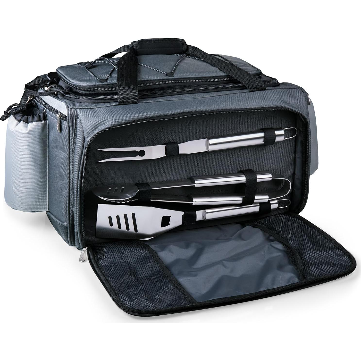 Set de BBQ y Cooler Portátil Vulcan Picnic Time 53.3x37.1cm