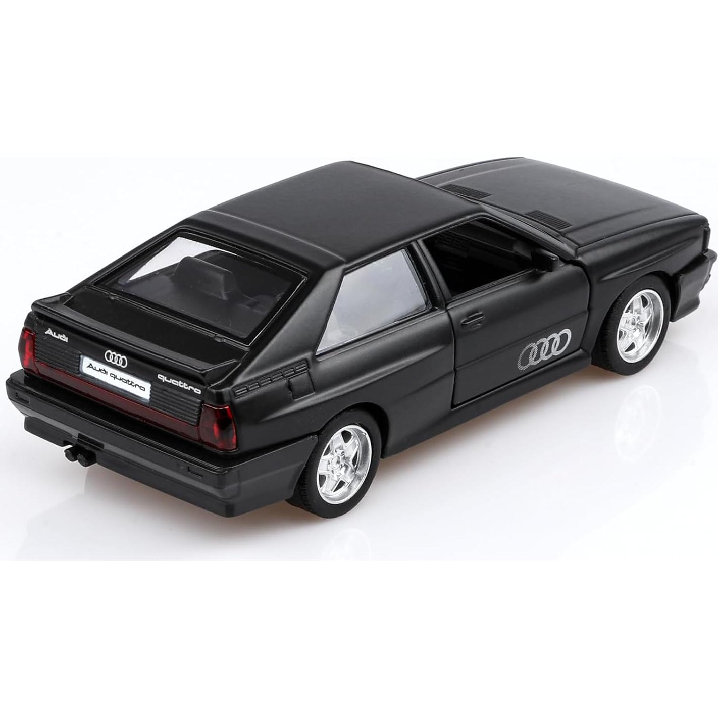 Audi Sport Quattro 1/36 Diecast Retroceso Negro TOKAXI