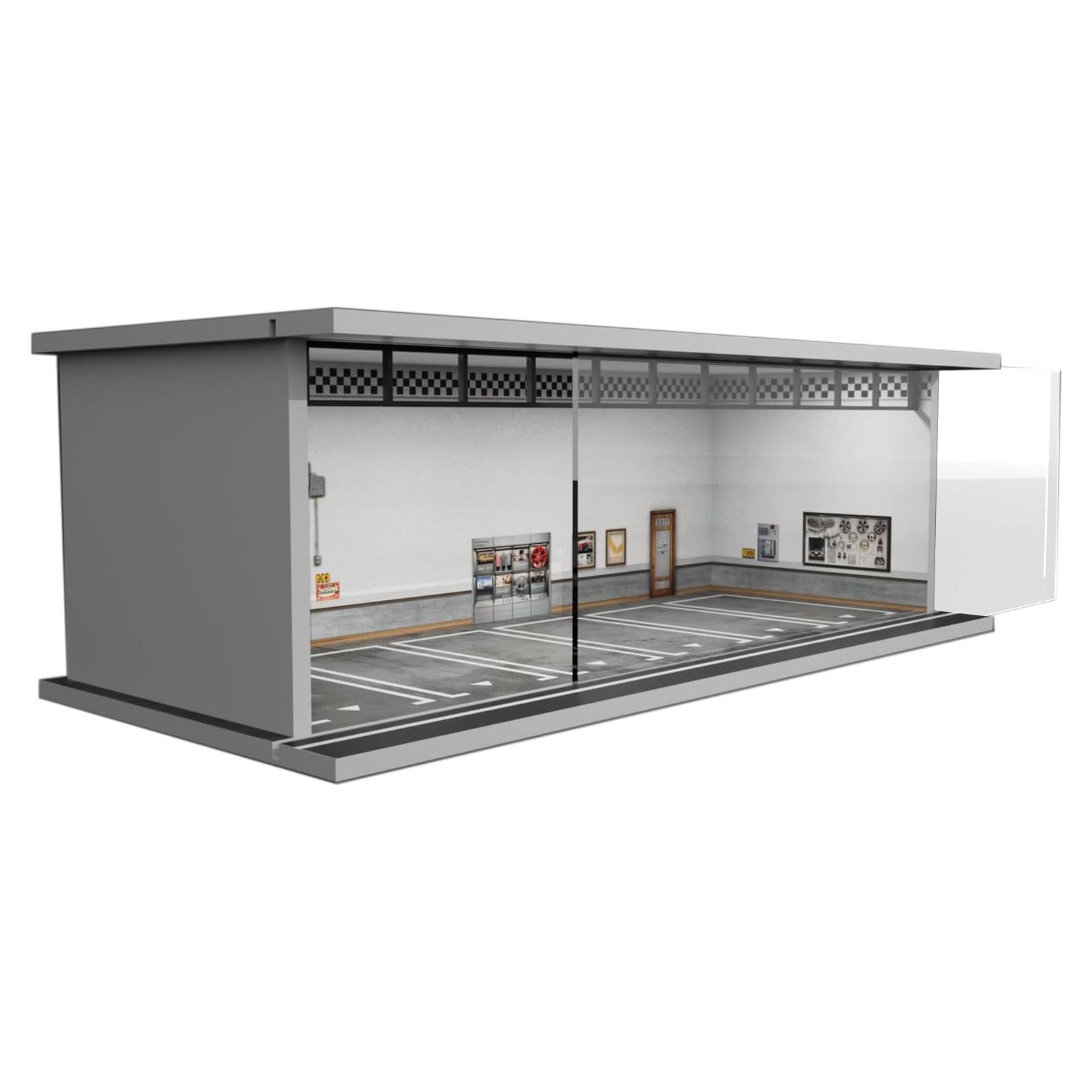 Estuche de Exhibición Bivitre 1:64 con Luz LED y Acrílico