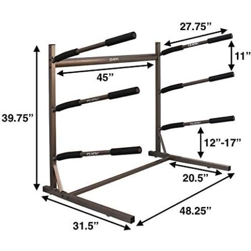 Soporte de Almacenamiento para Paddleboards Glacik 3 Soportes