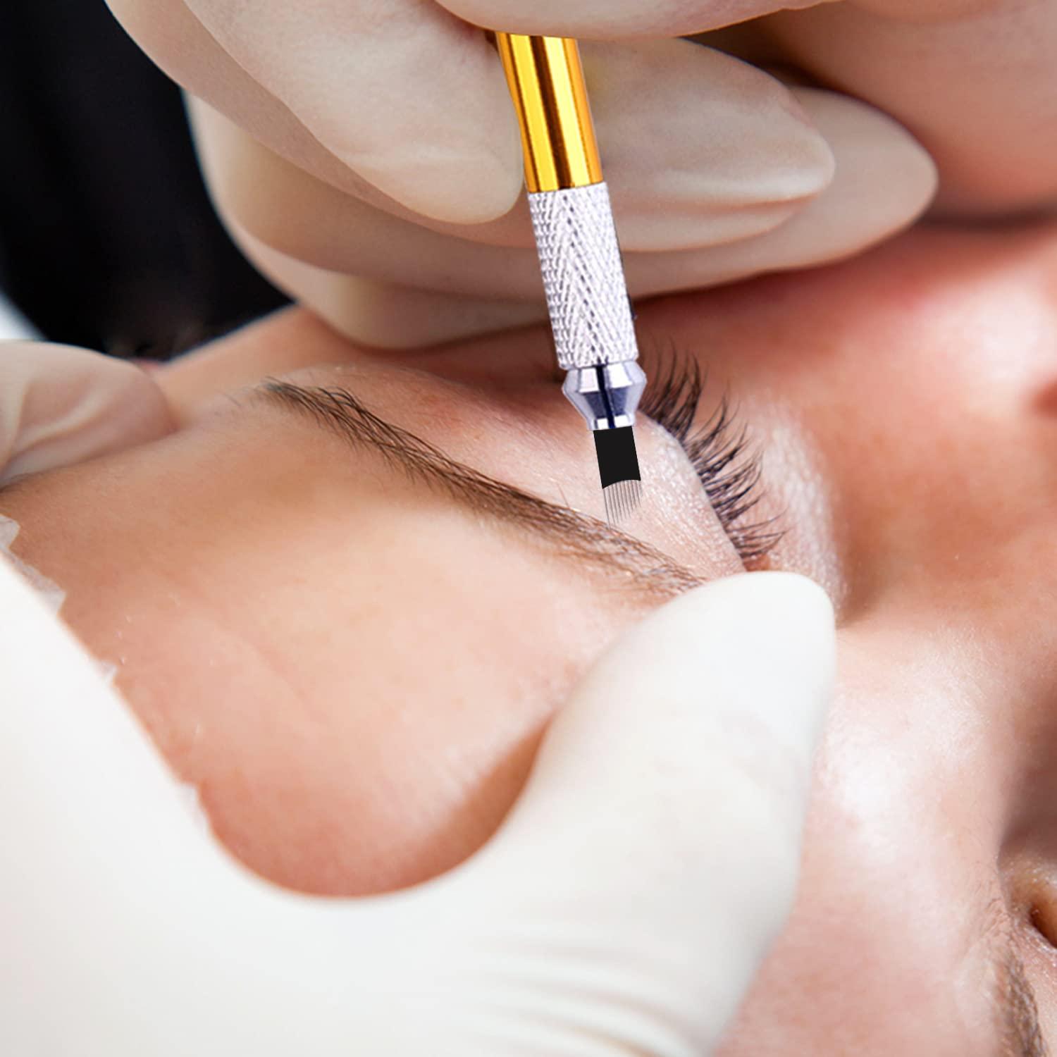 30 Agujas Desechables Microblading Cejas Kaiqikaixi 18U