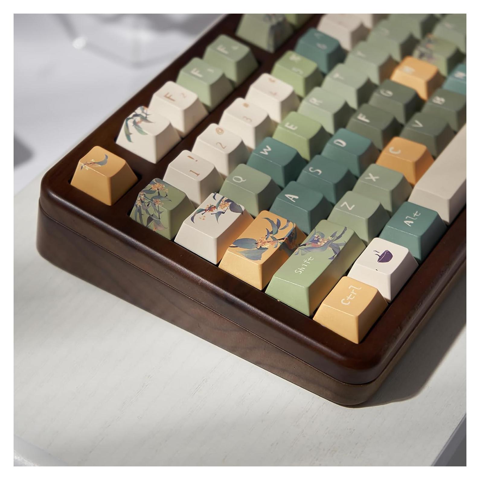 Conjunto de Teclas PBT 152 Teclas Sumgsn Osmanthus Otoño