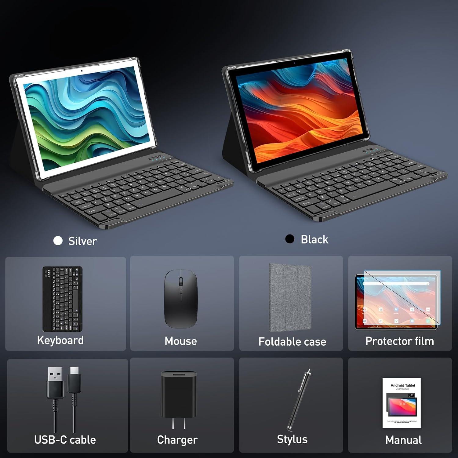 Tableta Android 14 ANTEMPER 10.1" 128GB 8GB RAM 5G