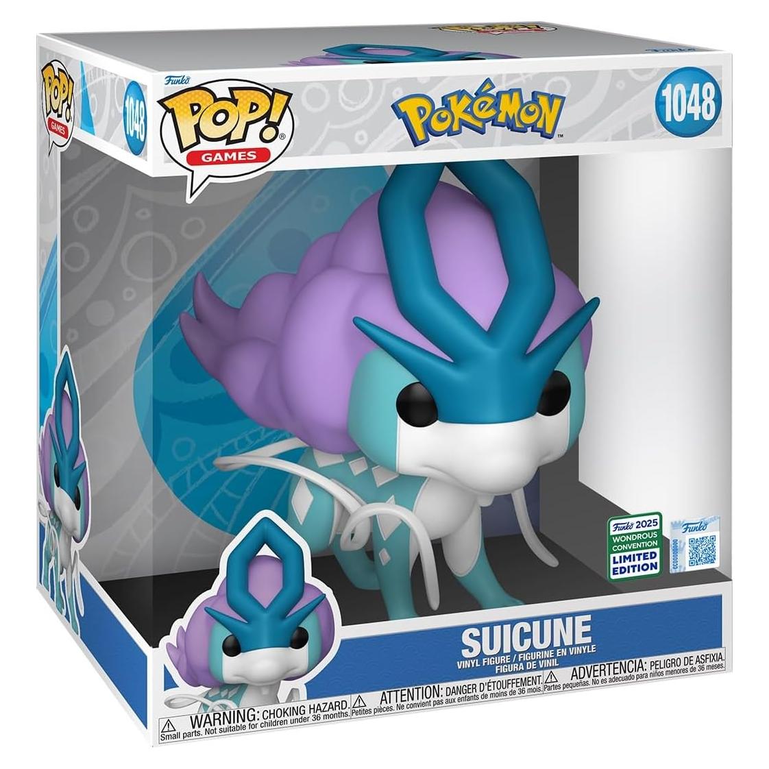 Funko Pop Jumbo Suicune 28 cm - Pokémon - Coleccionable