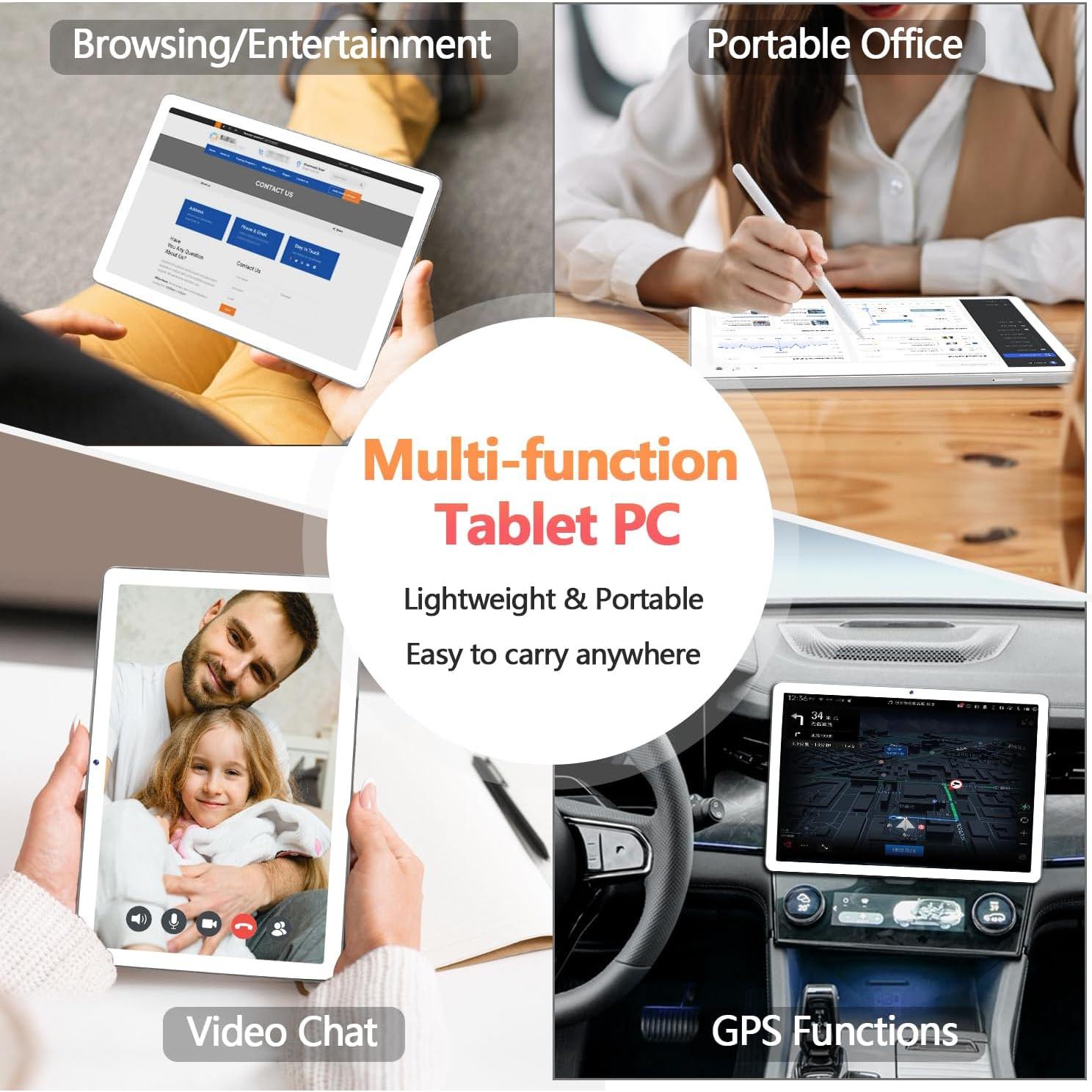 Tableta Android 14 FEONAL 10.1" 128GB 14GB RAM 5G