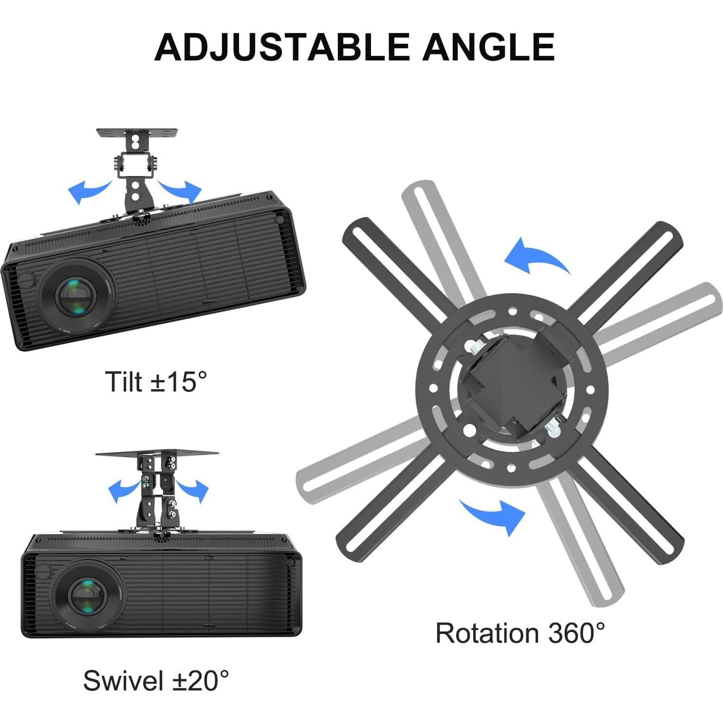 Soporte de Proyector Universal XINLEI PR14B Ajustable Negro